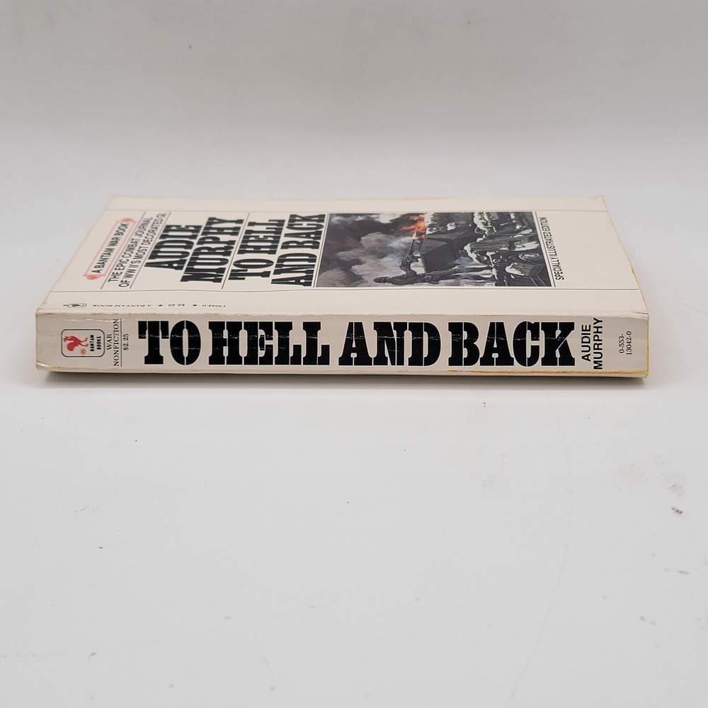 Audie Murphy To Hell and Back Paperback 1979 Illustrated Bantam War Book Good - Picture 3 of 14